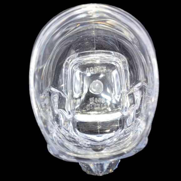 NEW 4"CRYSTAL HEAD" VODKA SKULL PLASTIC SHOT GLASSES - Picture 7 of 8